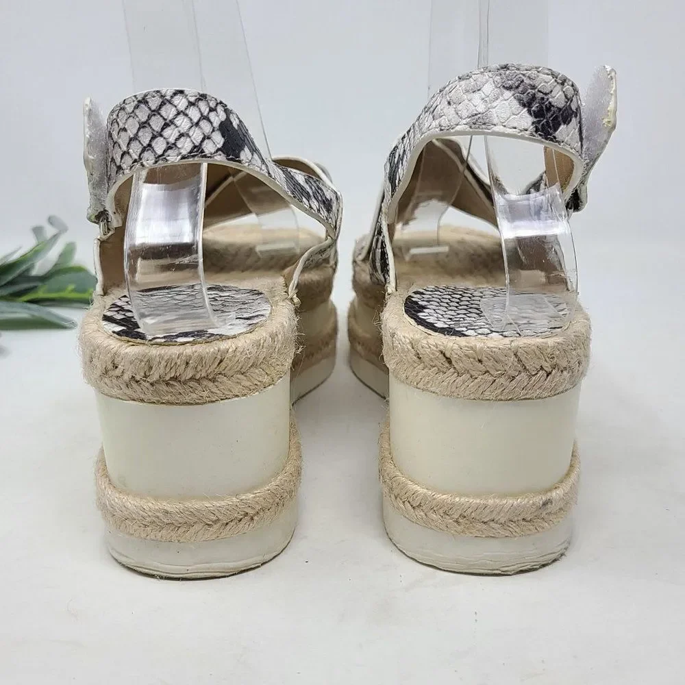 MARC FISHER Gandy Espadrilles Wedge 9M‎